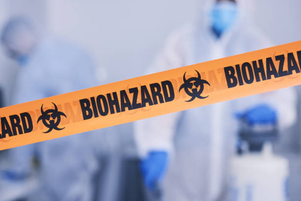Professional Infectious Disease Decontamination technician working in Churchville, MD